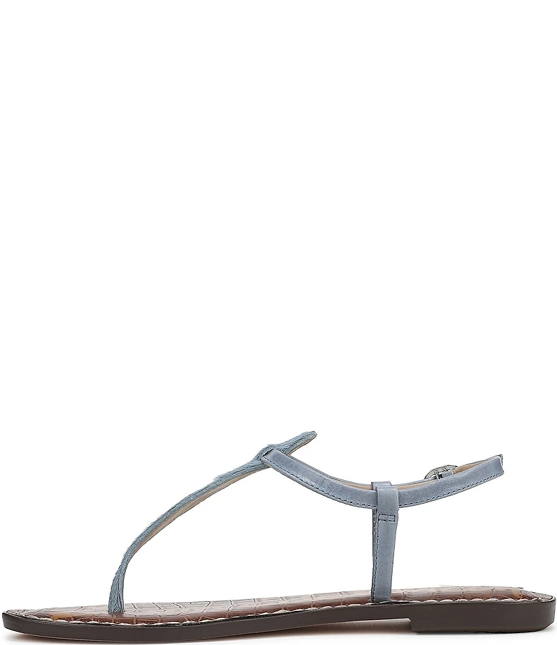 Sam Edelman Gigi Hair Calf T-Strap Flat Sandals