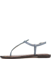 Sam Edelman Gigi Hair Calf T-Strap Flat Sandals