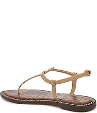 Sam Edelman Gigi Patent Leather T-Strap Flat Sandals