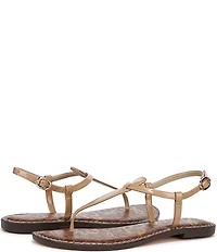 Sam Edelman Gigi Patent Leather T-Strap Flat Sandals