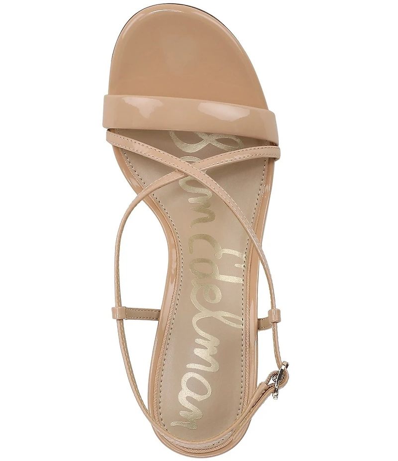 Sam Edelman Ginny Patent Leather Strappy Dress Sandals