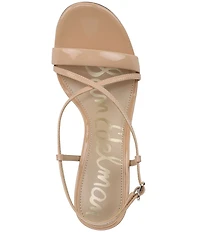 Sam Edelman Ginny Patent Leather Strappy Dress Sandals