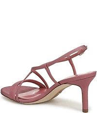 Sam Edelman Ginny Ribbed Silk Strappy Dress Sandals