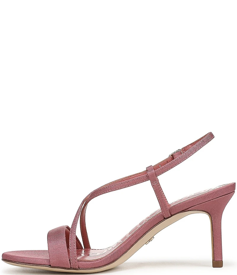 Sam Edelman Ginny Ribbed Silk Strappy Dress Sandals