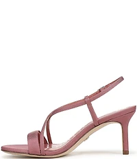 Sam Edelman Ginny Ribbed Silk Strappy Dress Sandals