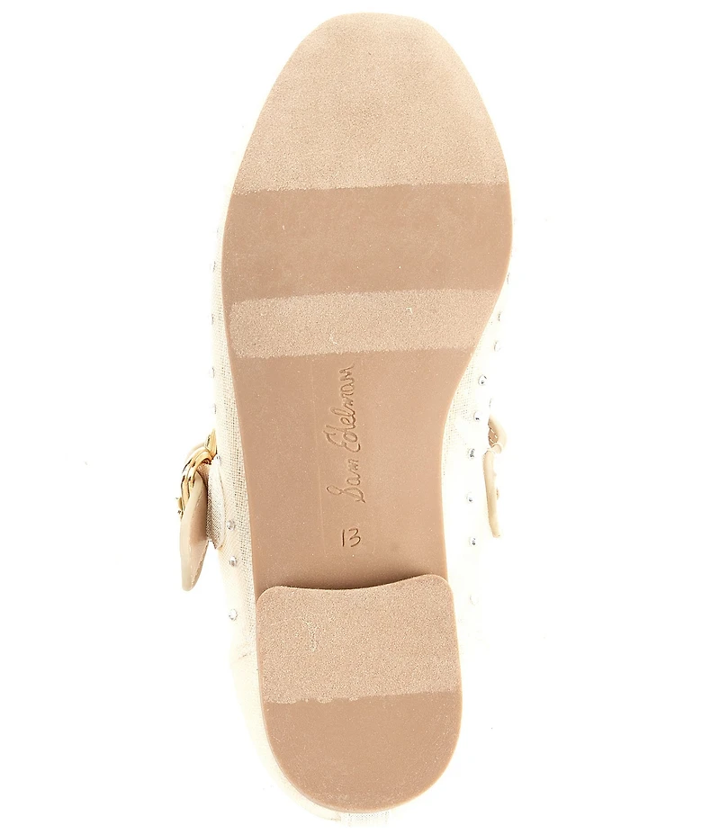 Sam Edelman Girls' Maeve Fade Rhinestone Mesh Mary Jane Flats (Youth)