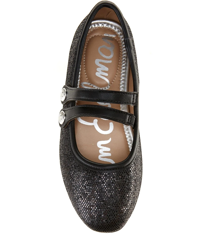 Sam Edelman Girls' Maeve Glitter Mary Jane Flats (Youth)