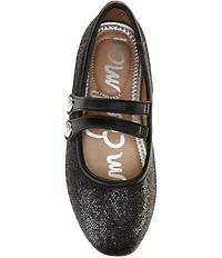 Sam Edelman Girls' Maeve Glitter Mary Jane Flats (Youth)