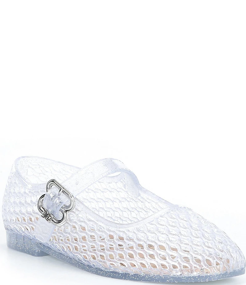 Sam Edelman Girls' Michela Jelly Glitter Mary Jane Flats (Toddler)