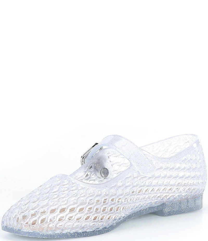 Sam Edelman Girls' Michela Jelly Glitter Mary Jane Flats (Toddler)