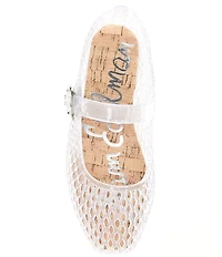 Sam Edelman Girls' Michela Jelly Glitter Mary Jane Flats (Toddler)