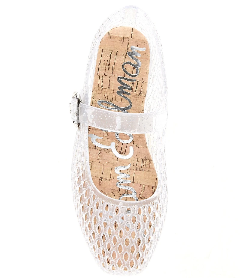 Sam Edelman Girls' Michela Jelly Glitter Mary Janes (Youth)
