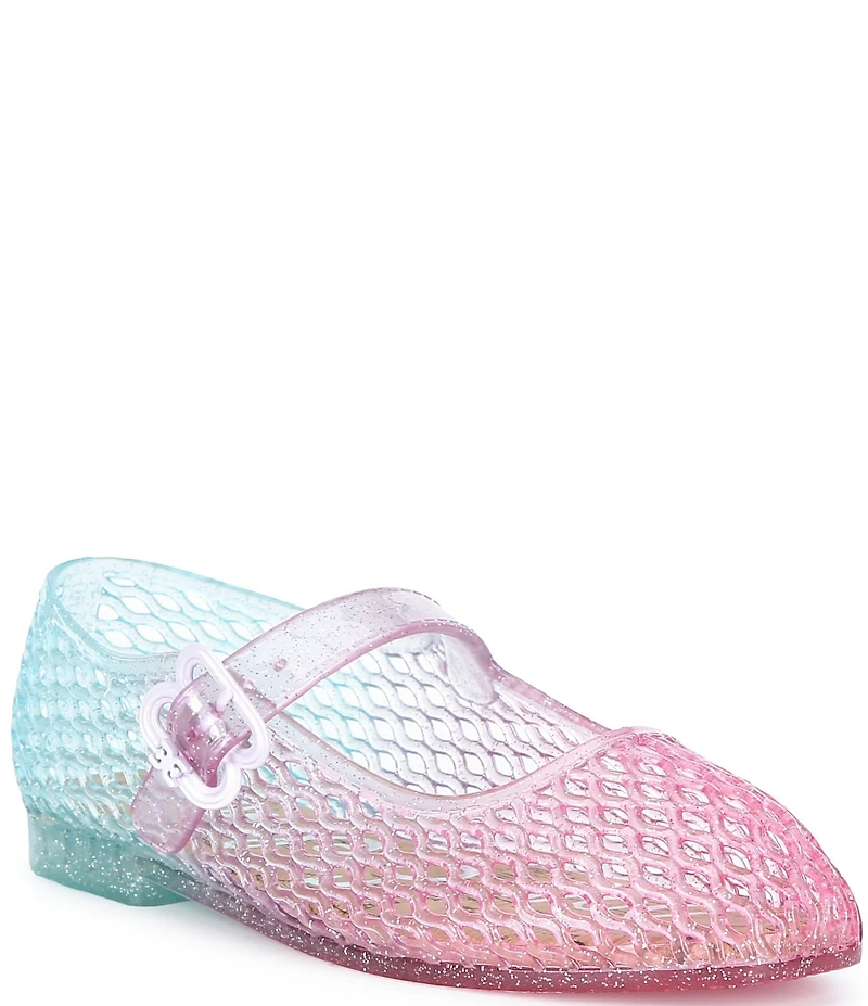 Sam Edelman Girls' Michela Ombere Jelly Glitter Mary Jane Flats (Toddler)