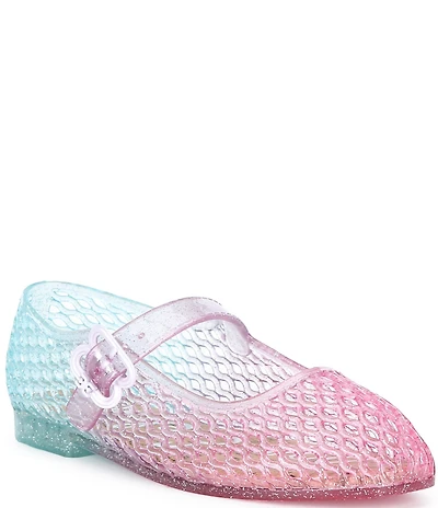 Sam Edelman Girls' Michela Ombere Jelly Glitter Mary Jane Flats (Toddler)