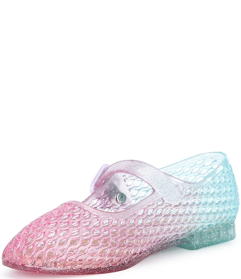 Sam Edelman Girls' Michela Ombere Jelly Glitter Mary Jane Flats (Toddler)
