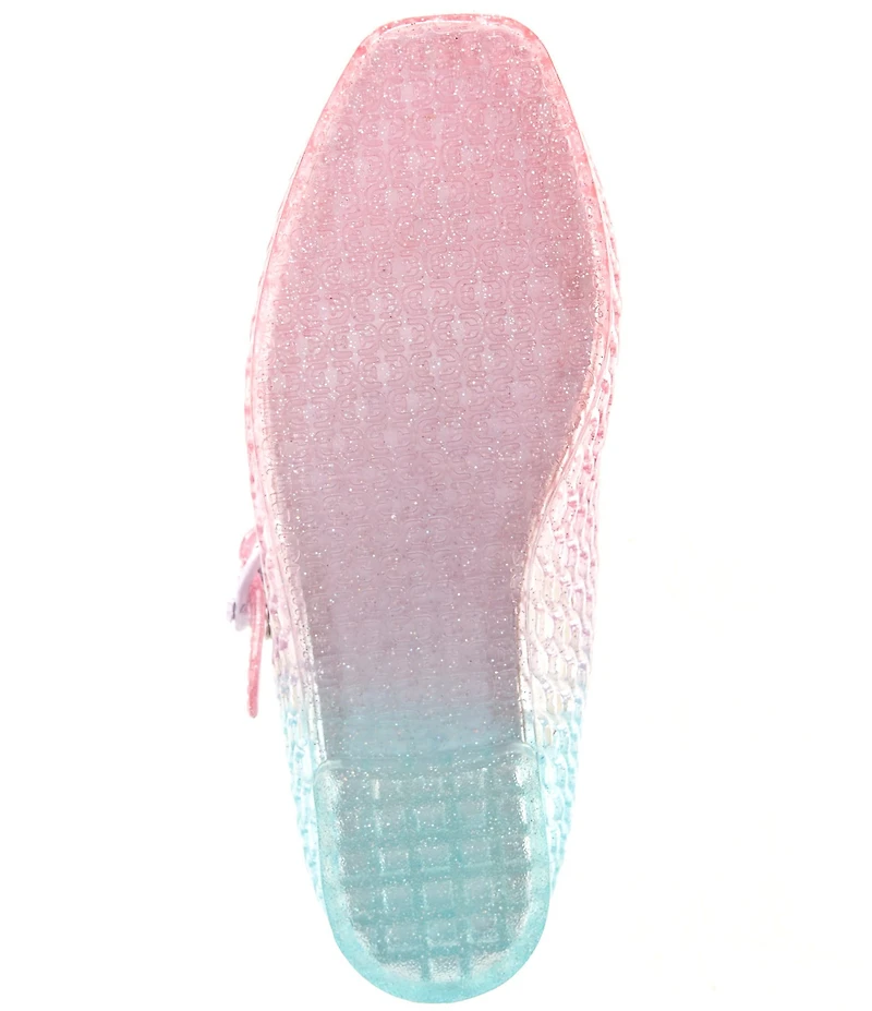 Sam Edelman Girls' Michela Ombere Jelly Glitter Mary Jane Flats (Toddler)