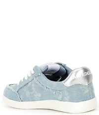 Sam Edelman Girls' Tenny Josi Rhinestone Denim Logo Detail Sneakers (Toddler)