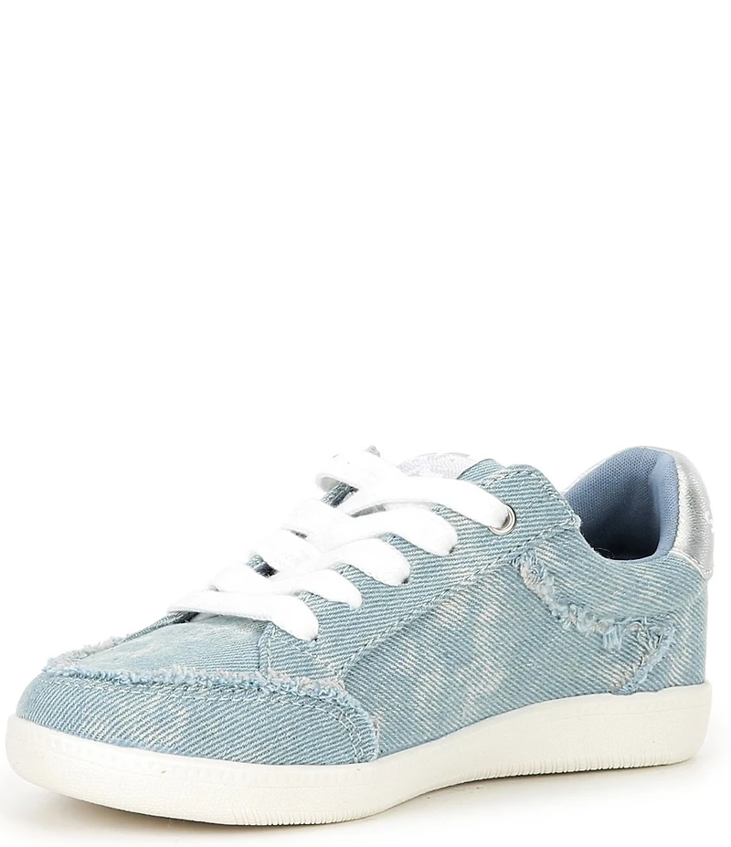 Sam Edelman Girls' Tenny Josi Rhinestone Denim Logo Detail Sneakers (Youth)