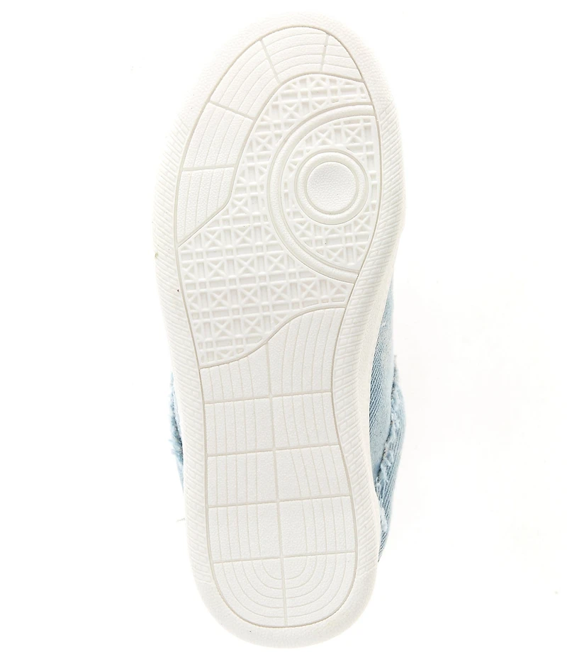 Sam Edelman Girls' Tenny Josi Rhinestone Denim Logo Detail Sneakers (Youth)