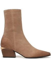 Sam Edelman Harmony 2 Suede Snip Toe Dress Booties