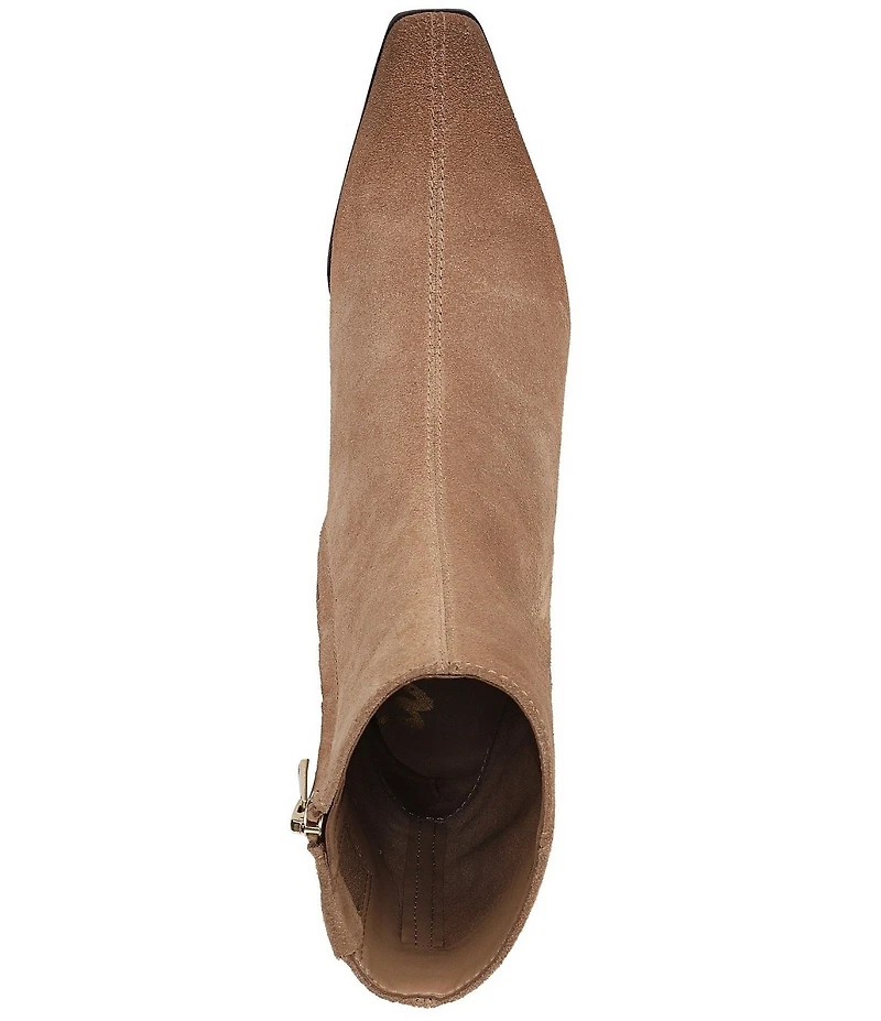 Sam Edelman Harmony 2 Suede Snip Toe Dress Booties