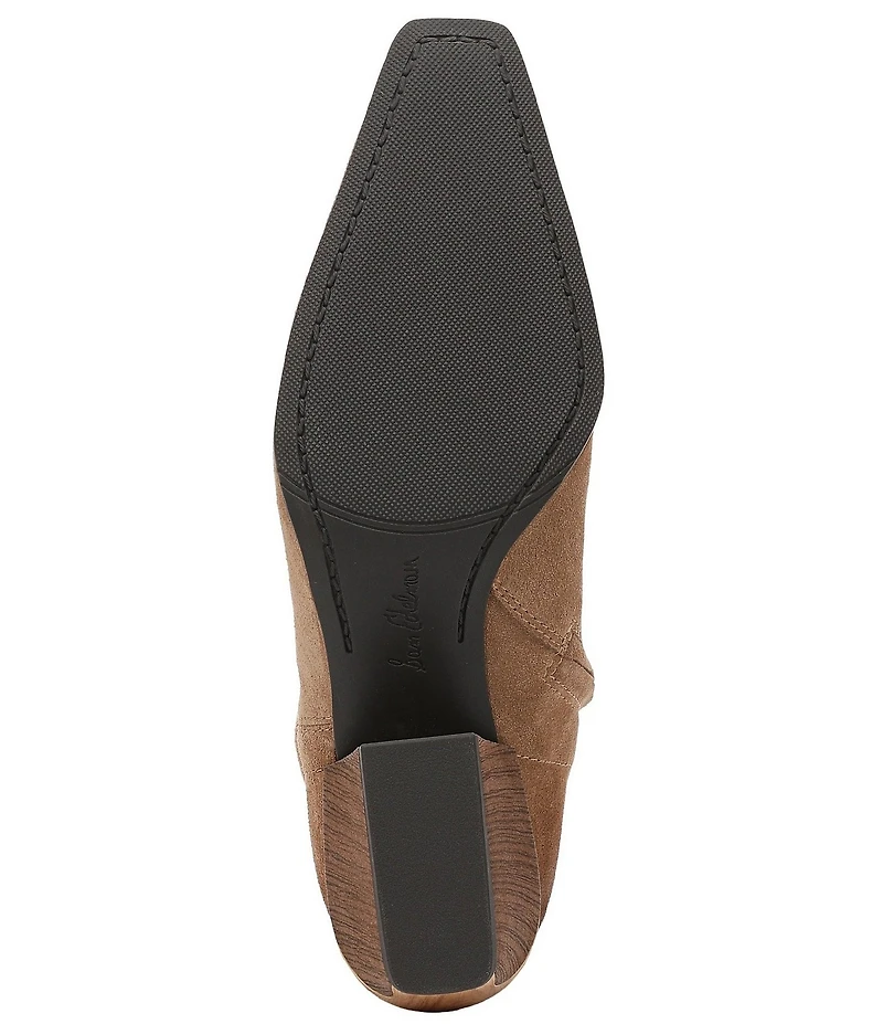 Sam Edelman Harmony 2 Suede Snip Toe Dress Booties