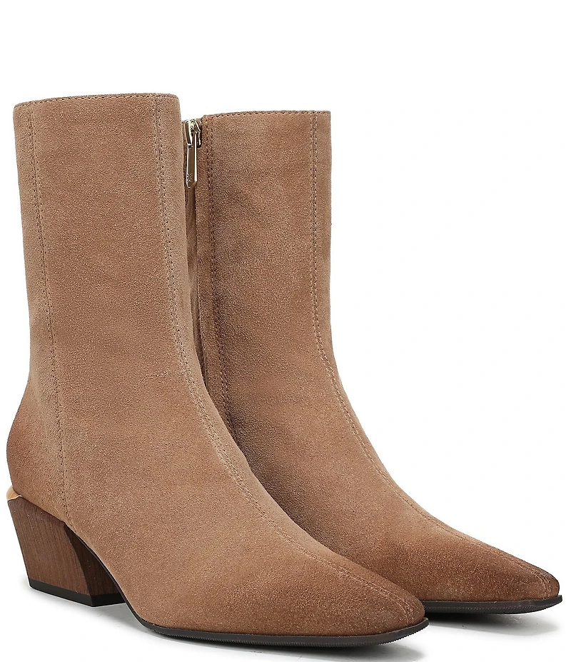 Sam Edelman Harmony 2 Suede Snip Toe Dress Booties
