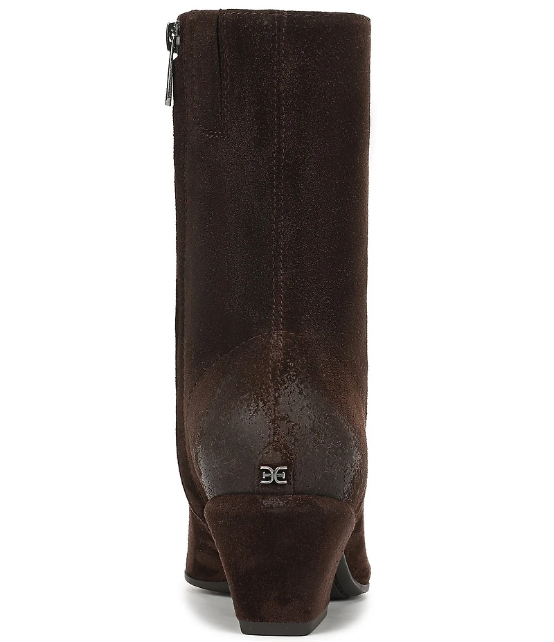 Sam Edelman Harmony Suede Snip Toe Dress Booties