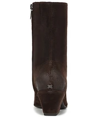 Sam Edelman Harmony Suede Snip Toe Dress Booties