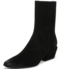 Sam Edelman Harmony Suede Snip Toe Dress Booties