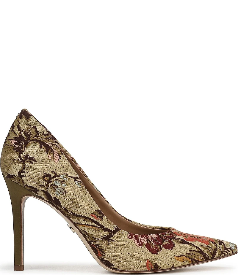 Sam Edelman Hazel Floral Fabric Pointed Toe Pumps