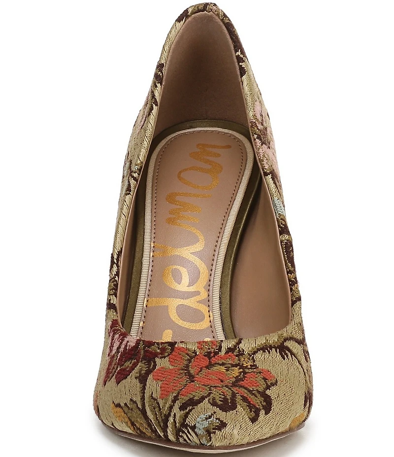 Sam Edelman Hazel Floral Fabric Pointed Toe Pumps