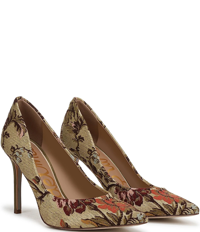 Sam Edelman Hazel Floral Fabric Pointed Toe Pumps
