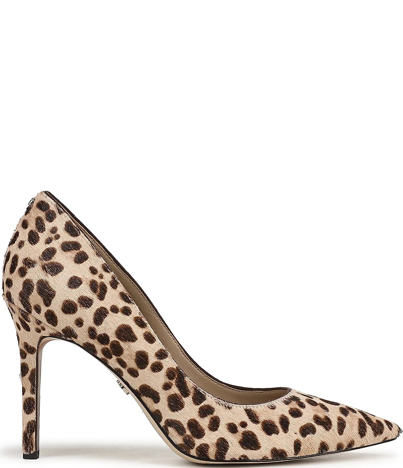 Sam Edelman Hazel Leopard Print Calf Hair Pumps