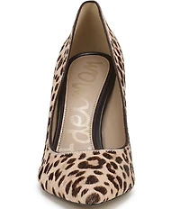 Sam Edelman Hazel Leopard Print Calf Hair Pumps