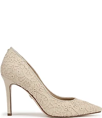 Sam Edelman Hazel Orchid Lace Pointed Toe Pumps