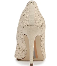 Sam Edelman Hazel Orchid Lace Pointed Toe Pumps
