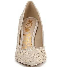Sam Edelman Hazel Orchid Lace Pointed Toe Pumps