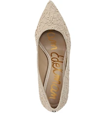 Sam Edelman Hazel Orchid Lace Pointed Toe Pumps