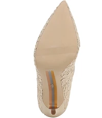 Sam Edelman Hazel Orchid Lace Pointed Toe Pumps