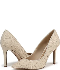 Sam Edelman Hazel Orchid Lace Pointed Toe Pumps