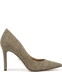 Sam Edelman Hazel Plaid Fabric Pointed Toe Pumps