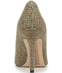 Sam Edelman Hazel Plaid Fabric Pointed Toe Pumps