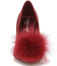 Sam Edelman Hazel Plush Silk Fabric Pointed Toe Pumps