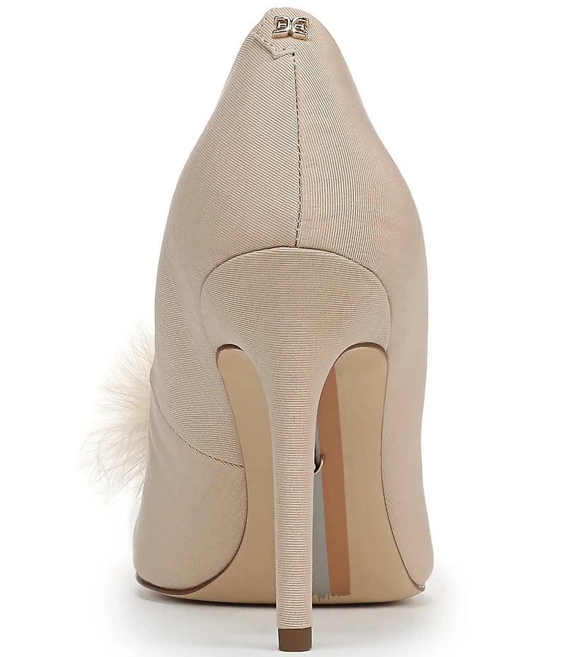 Sam Edelman Hazel Plush Silk Fabric Pointed Toe Pumps