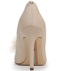 Sam Edelman Hazel Plush Silk Fabric Pointed Toe Pumps