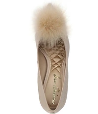 Sam Edelman Hazel Plush Silk Fabric Pointed Toe Pumps
