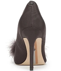 Sam Edelman Hazel Plush Silk Fabric Pointed Toe Pumps