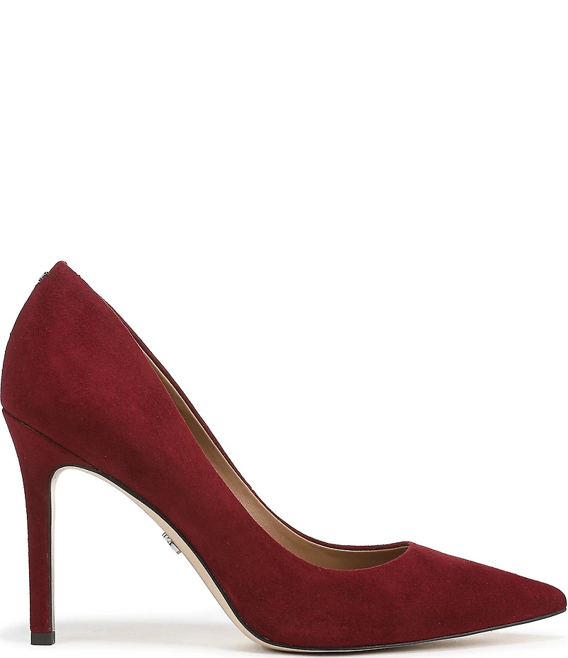 Sam Edelman Hazel Suede Pointed Toe Stiletto Pumps