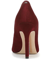 Sam Edelman Hazel Suede Pointed Toe Stiletto Pumps